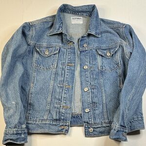 Old Navy Light Blue Denim Jacket Medium